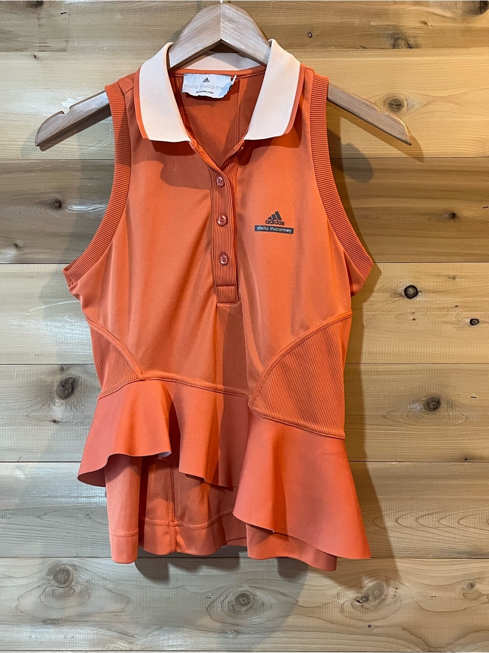 Stella McCartney Barricade Peplum Tennis Top